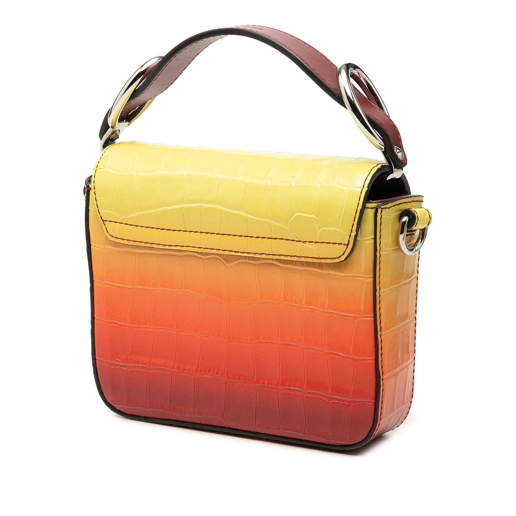 Sac Chloé Mini Croc Embossed Ombre Cuir de veau C Sac à main – photo 2