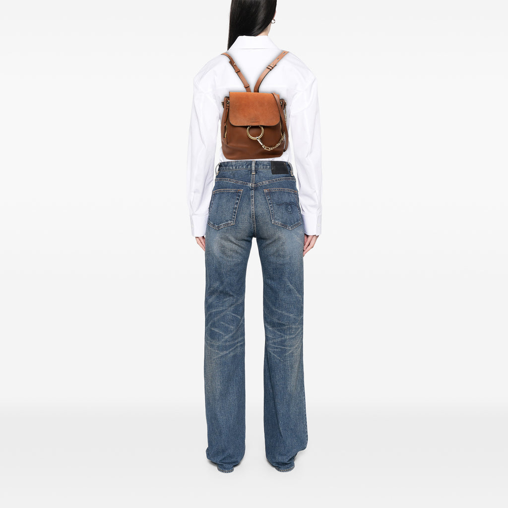Sac Chloé Medium Cuir de veau and Daim Faye Sac à dos – photo 7