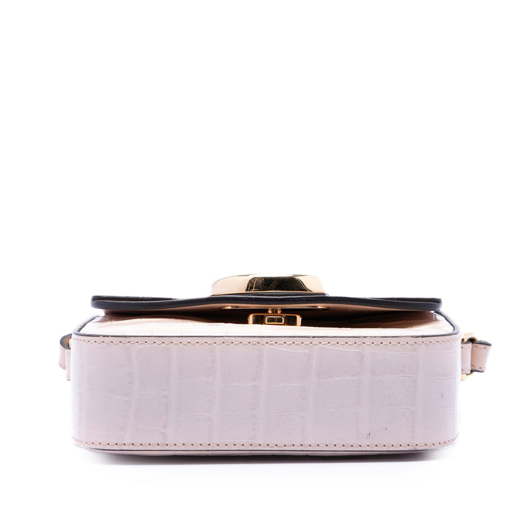 Sac Chloé Mini Croc Embossed Cuir de veau C Sac à main – photo 3