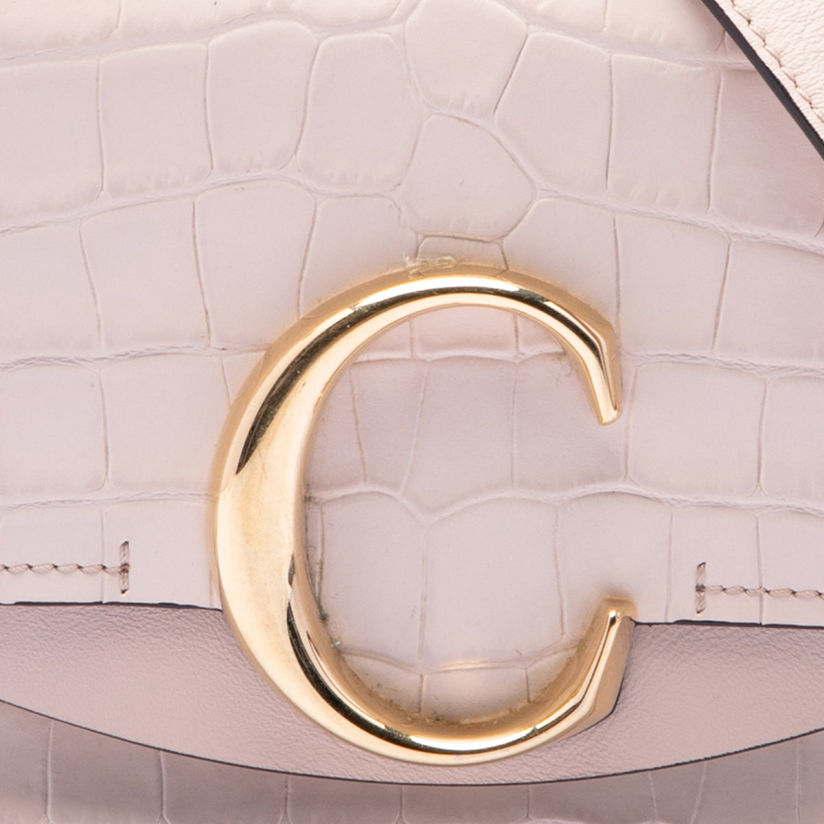 Sac Chloé Mini Croc Embossed Cuir de veau C Sac à main – photo 6