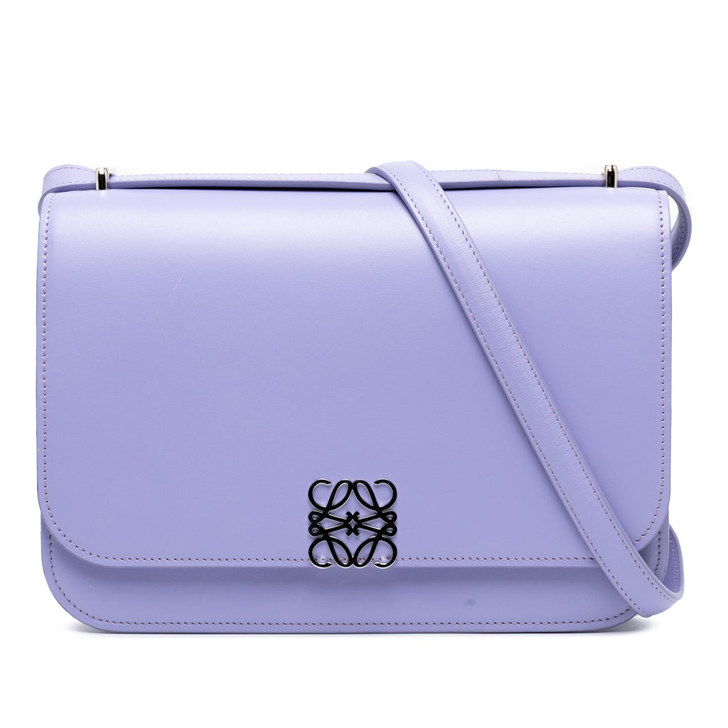Sac Loewe Medium Cuir Goya Bandoulière - Violet