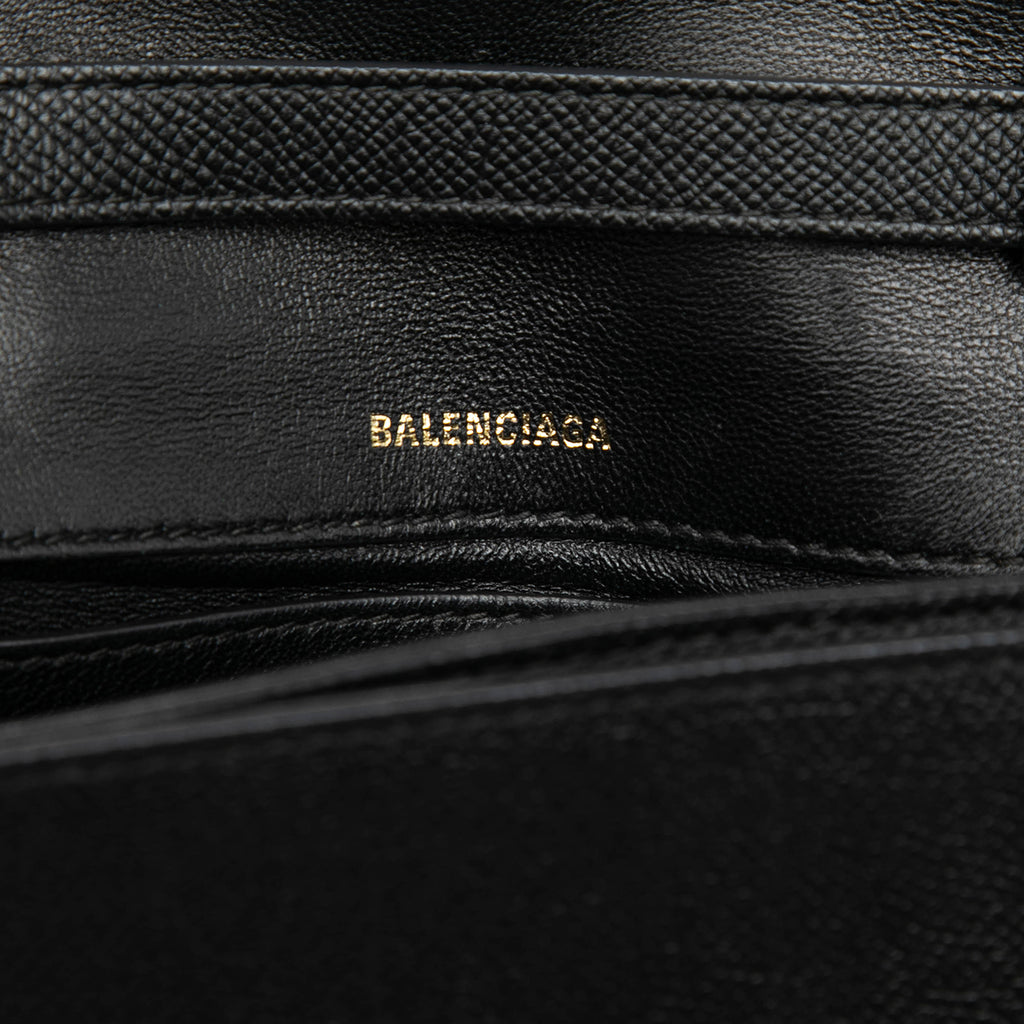 Sac Balenciaga Grained Cuir de veau Logo Ville Day Bandoulière XS – photo 5