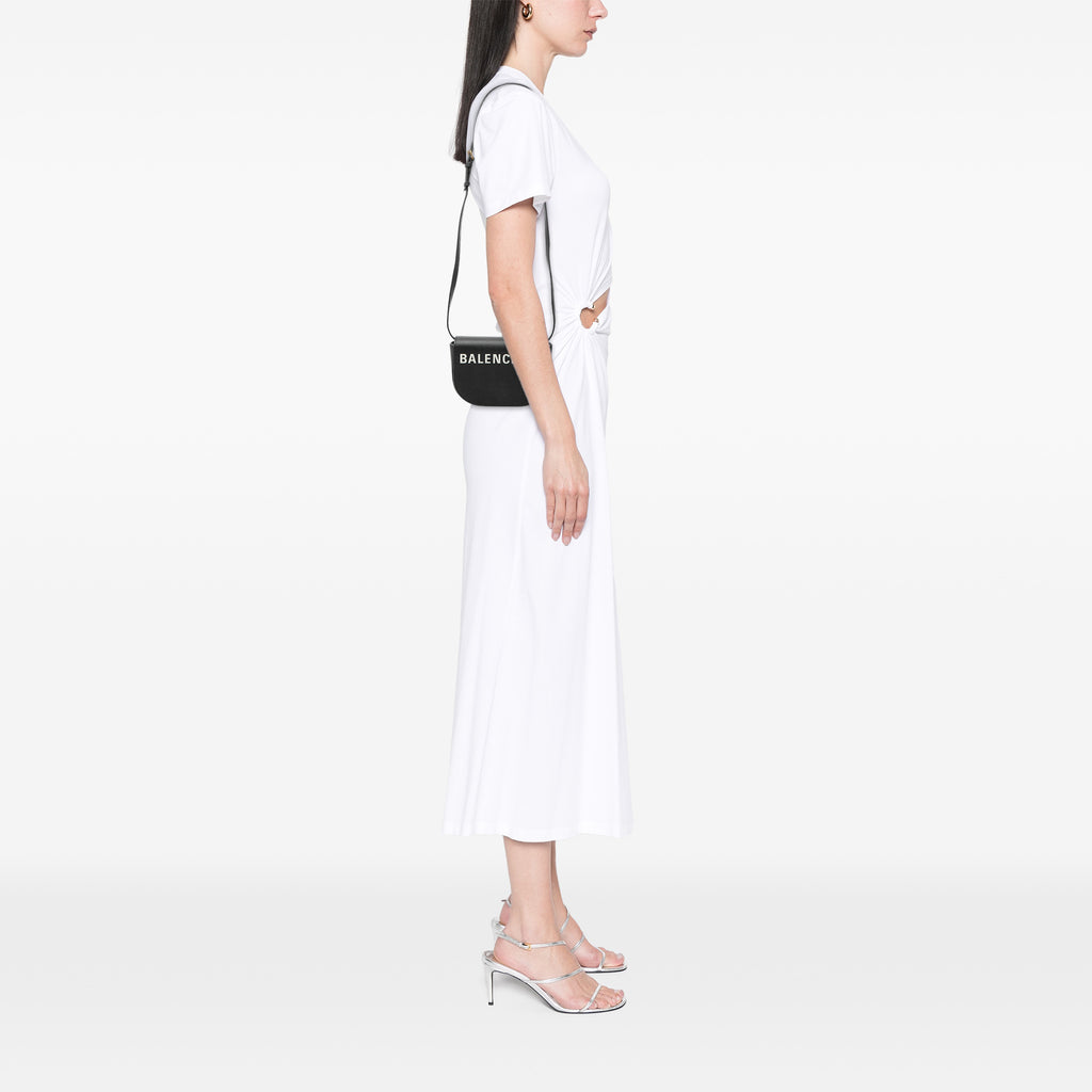 Sac Balenciaga Grained Cuir de veau Logo Ville Day Bandoulière XS – photo 8