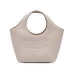 Sac Balenciaga Smooth Cuir de veau Mary Kate Cabas XS - Marron
