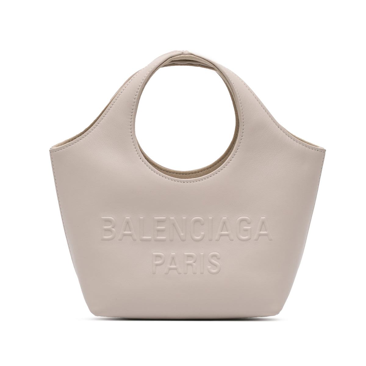 Sac Balenciaga Smooth Cuir de veau Mary Kate Cabas XS - Marron