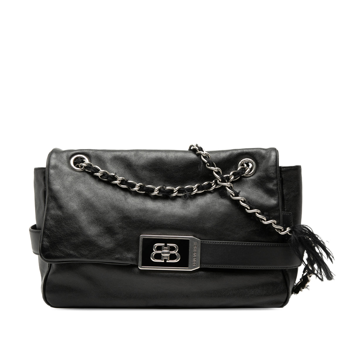 Sac Balenciaga Medium Cuir Modu Sac porté épaule - Noir