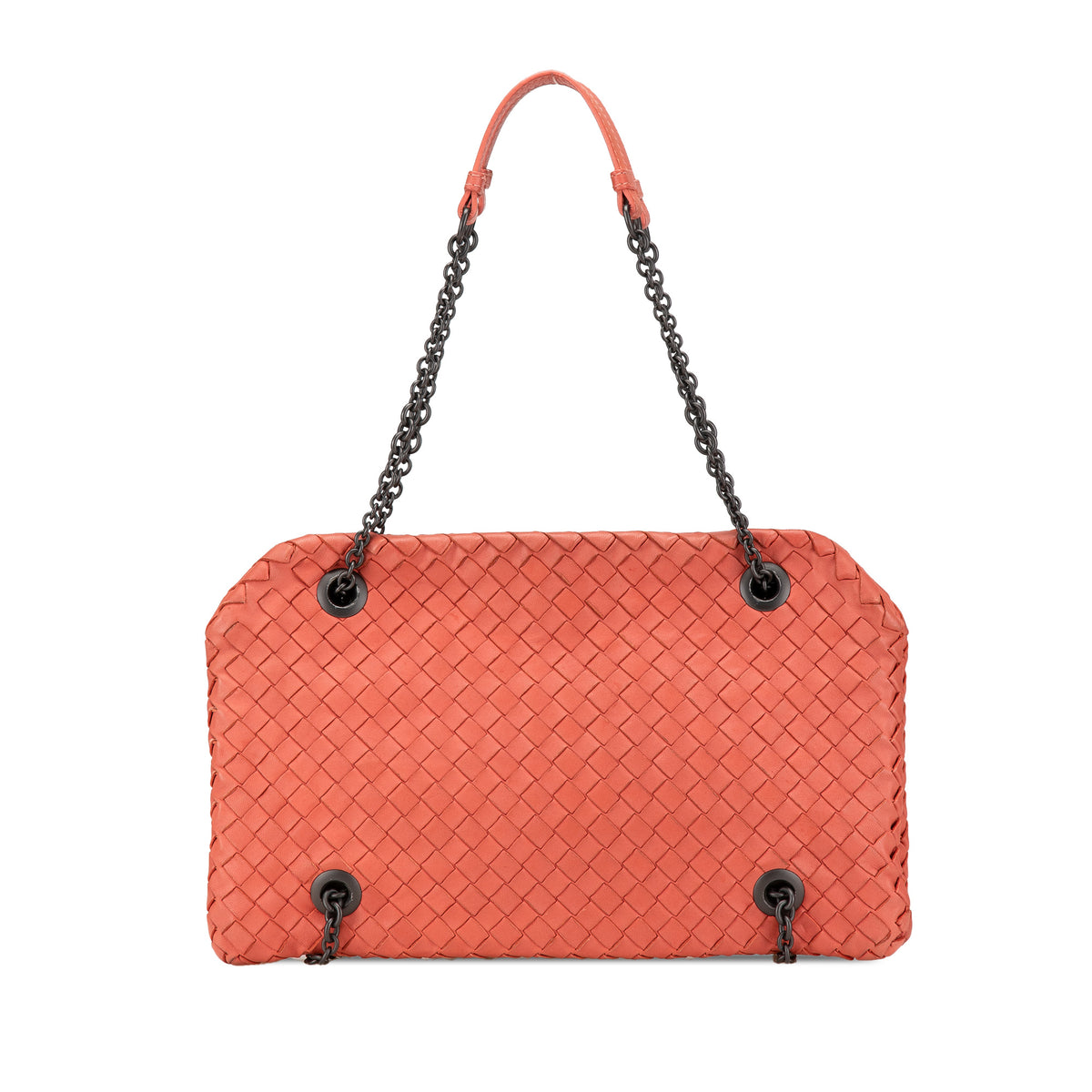 Sac Bottega Veneta Nappa Intrecciato Duo Sac porté épaule - Rose