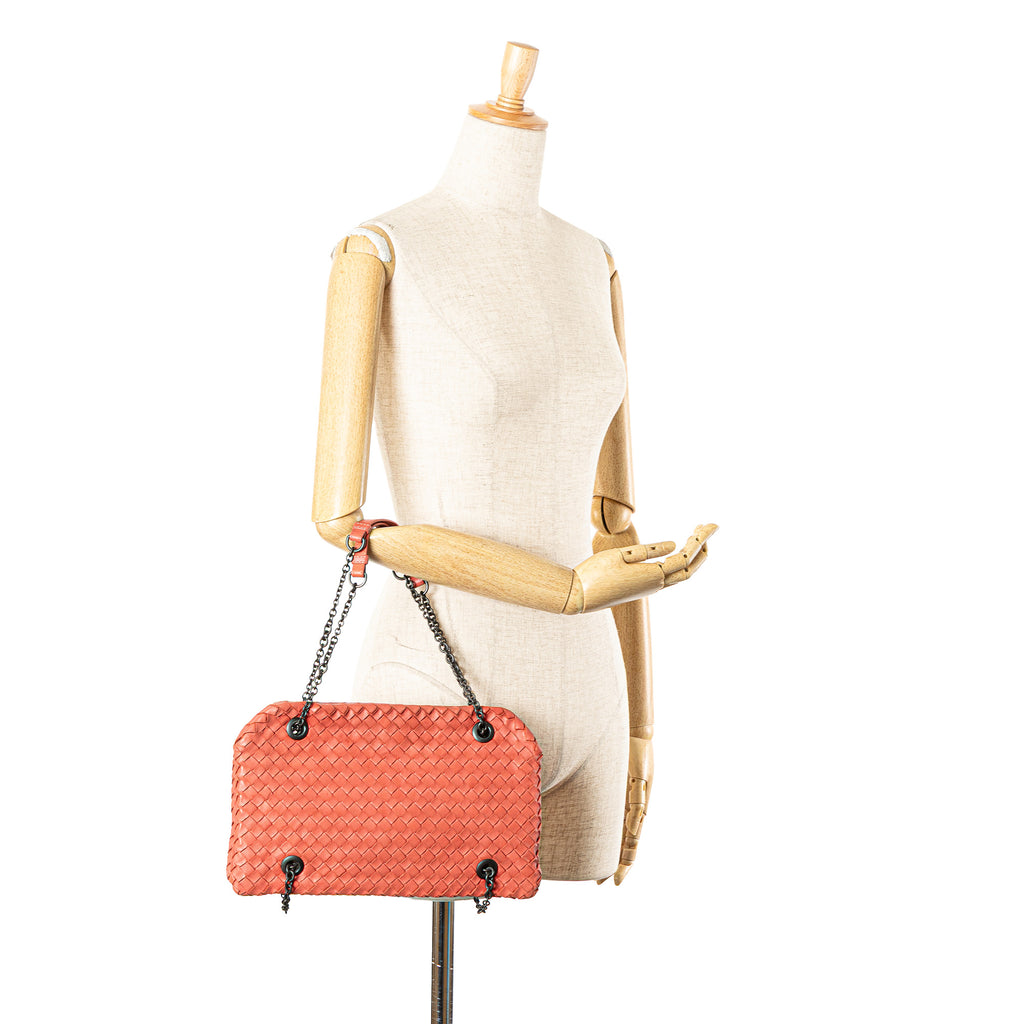 Sac Bottega Veneta Nappa Intrecciato Duo Sac porté épaule – photo 11