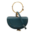 Sac Chloé Mini Cuir de veau Nile Bracelet Sac à main - Bleu