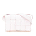 Sac Bottega Veneta Nappa Intrecciato Cassette Bandoulière - Rose