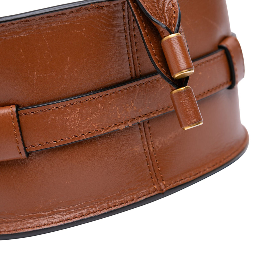 Sac Chloé Mini Shearling and Cuir de veau Marcie Saddle Bandoulière – photo 10