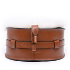 Sac Chloé Mini Shearling and Cuir de veau Marcie Saddle Bandoulière – photo 3