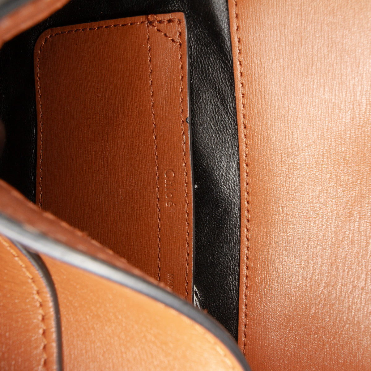 Sac Chloé Mini Shearling and Cuir de veau Marcie Saddle Bandoulière – photo 5