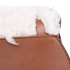Sac Chloé Mini Shearling and Cuir de veau Marcie Saddle Bandoulière – photo 8