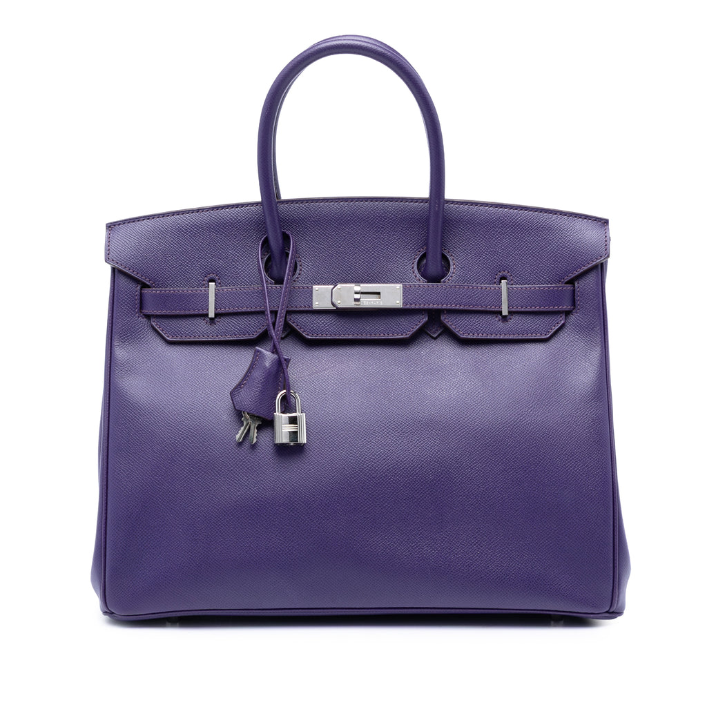 Hermès Epsom Birkin Retourne 35 - Violet