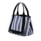 Sac Balenciaga Toile Striped Navy Cabas S – photo 2