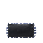 Sac Balenciaga Toile Striped Navy Cabas S – photo 3