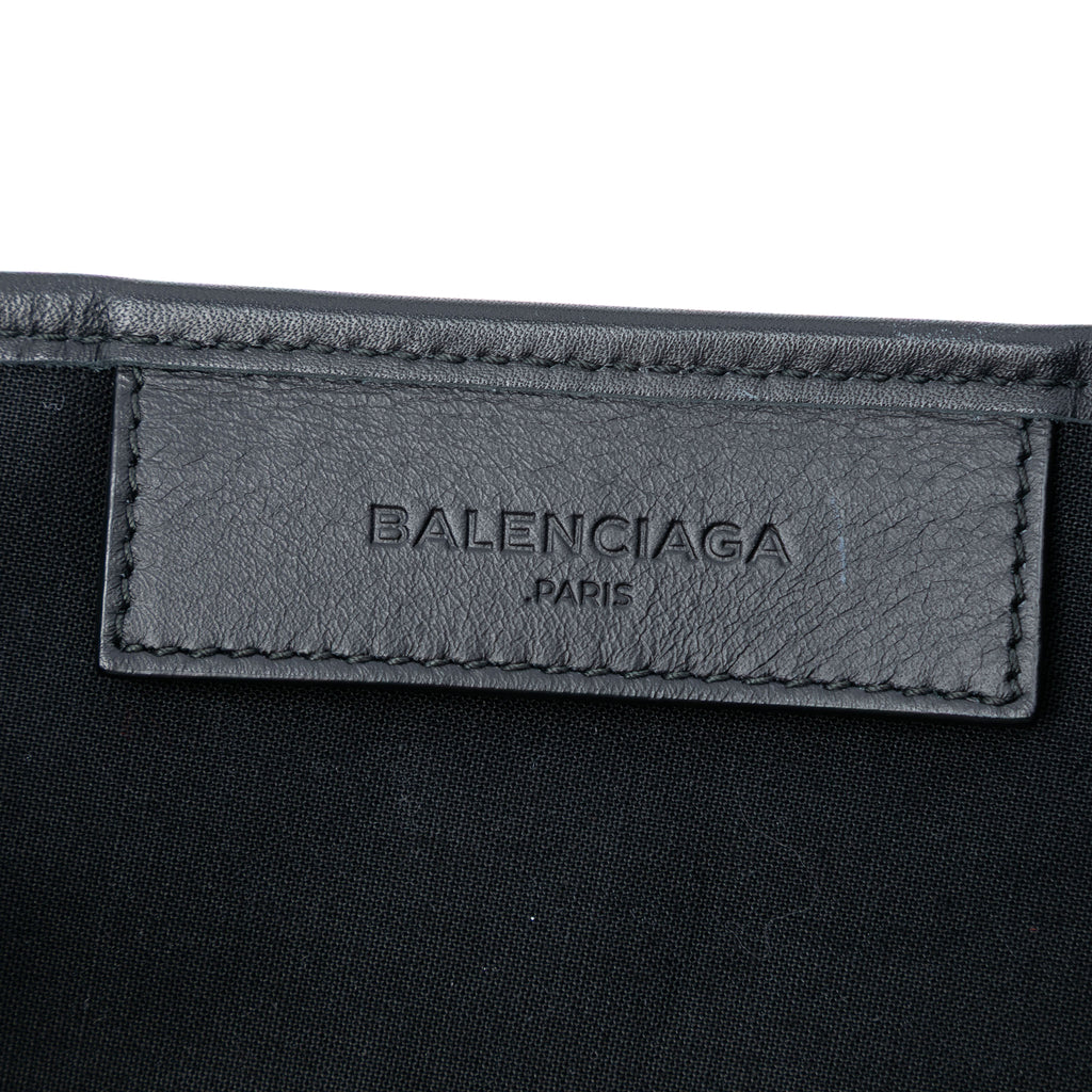 Sac Balenciaga Toile Striped Navy Cabas S – photo 5