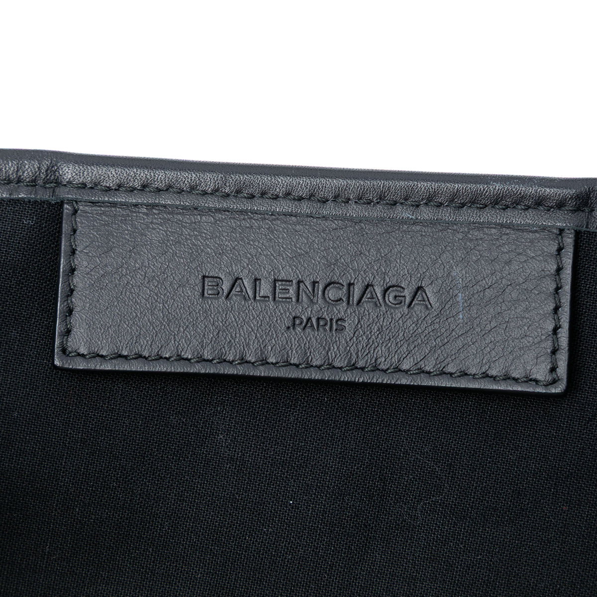Sac Balenciaga Toile Striped Navy Cabas S – photo 5