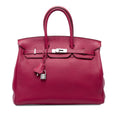Hermès Clemence Birkin Retourne 35 - Rose