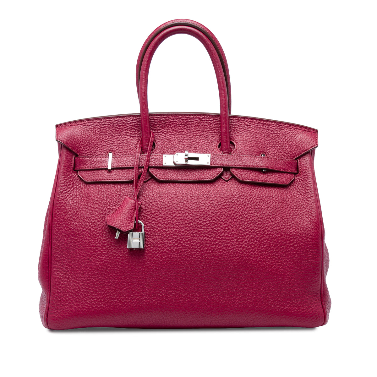 Hermès Clemence Birkin Retourne 35 - Rose