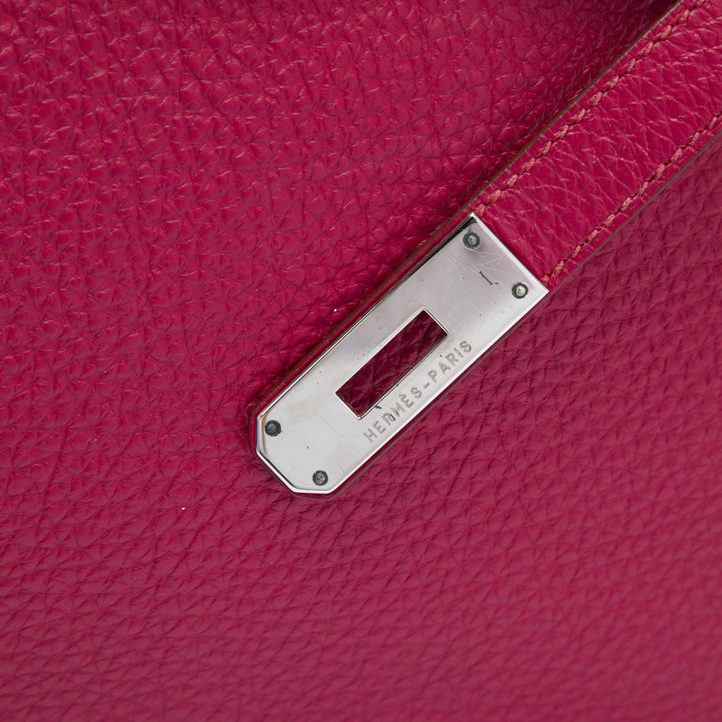 Sac Hermès Clemence Birkin Retourne 35 – photo 5