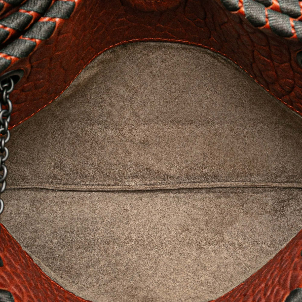 Sac Bottega Veneta Textured Cuir Whipstitch Duo Sac porté épaule – photo 4
