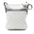 Sac Loewe Anagram Coated Toile Bandoulière - Blanc