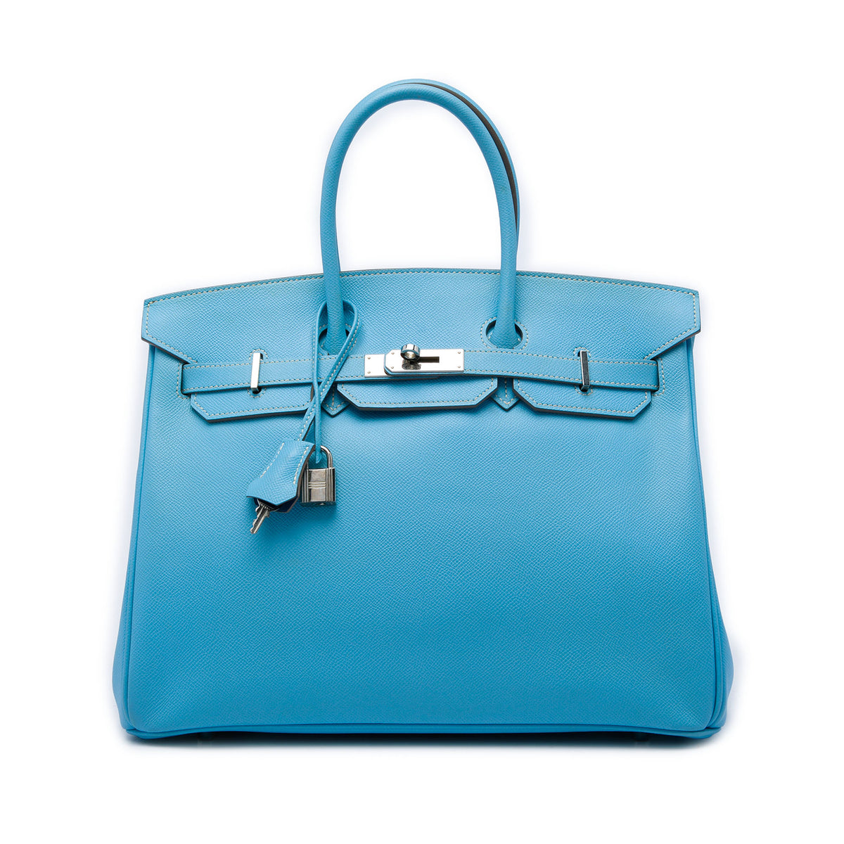 Hermès Epsom Birkin Retourne 35 - Bleu