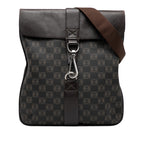 Sac Loewe Anagram Coated Toile Bandoulière - Marron