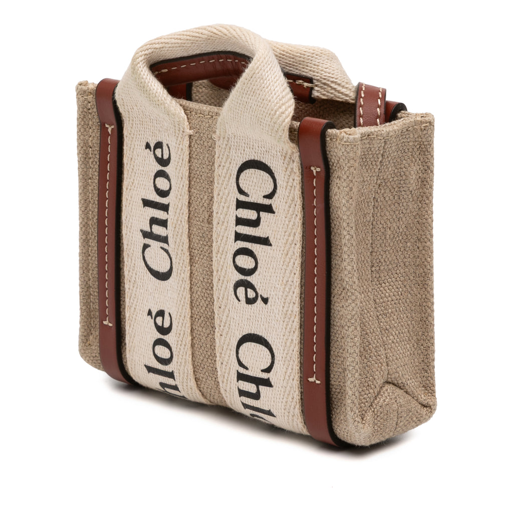 Sac Chloé Nano Toile Woody Sac à main – photo 2