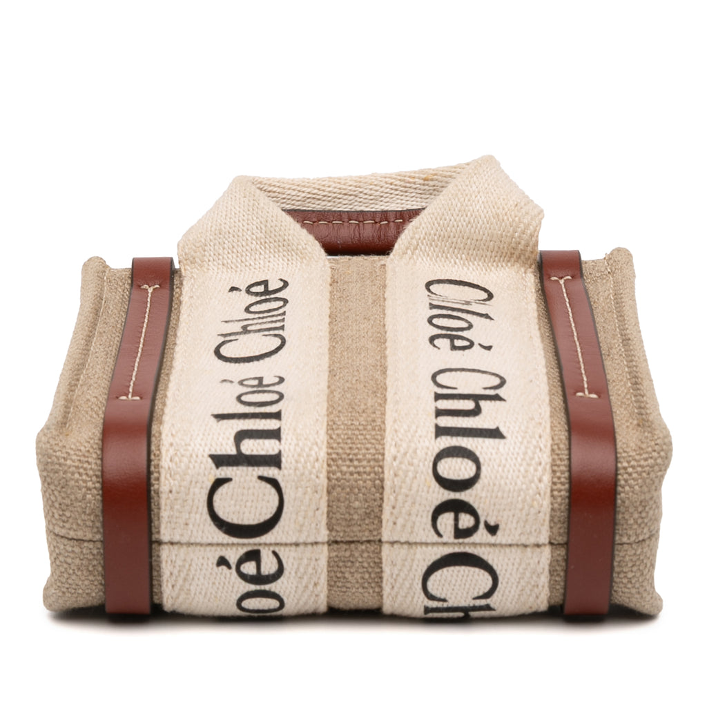 Sac Chloé Nano Toile Woody Sac à main – photo 3