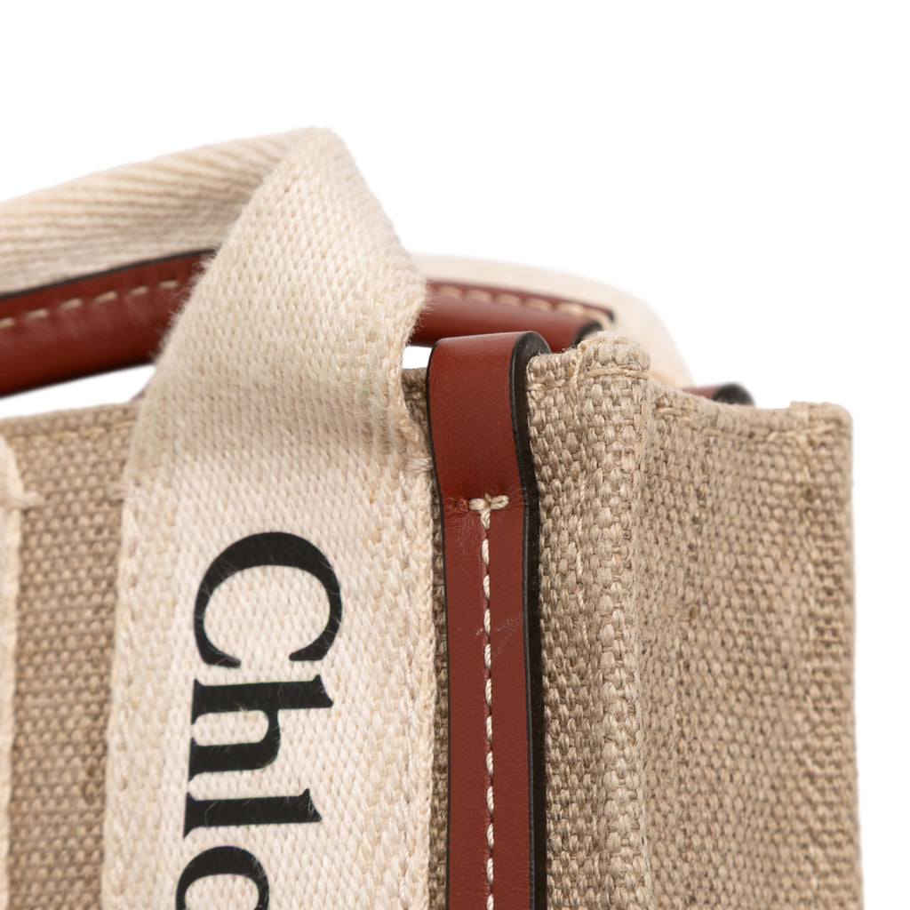 Sac Chloé Nano Toile Woody Sac à main – photo 8