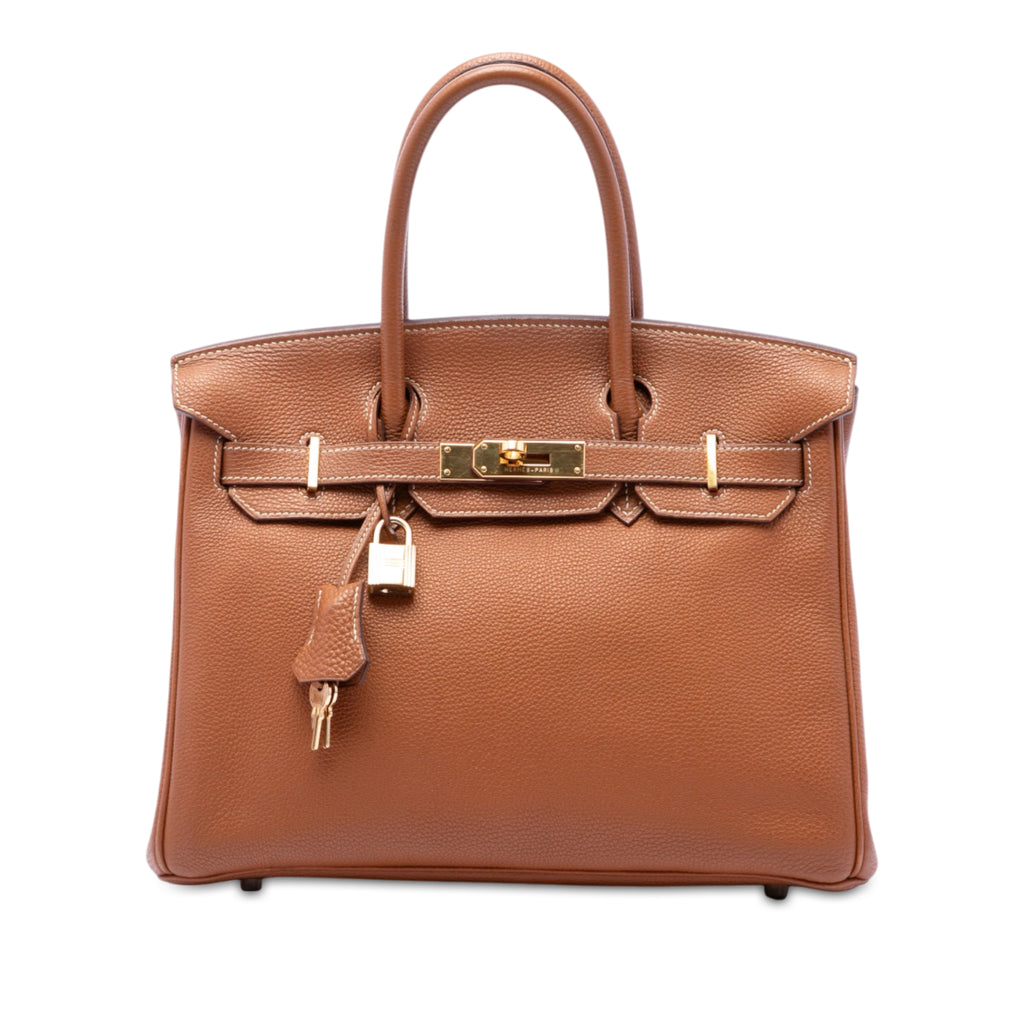 Hermès Togo Birkin Retourne 30 - Marron