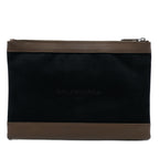 Sac Balenciaga Toile Navy Clip M Pochette - Noir