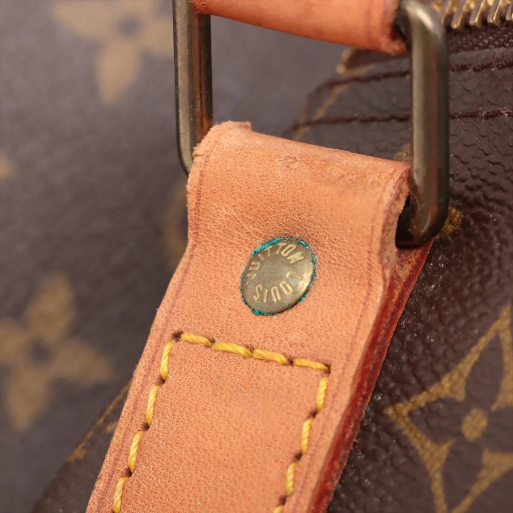Sac Keepall Vintage 55 en cuir Monogram marron