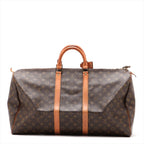 Sac Keepall Vintage 55 en cuir Monogram marron