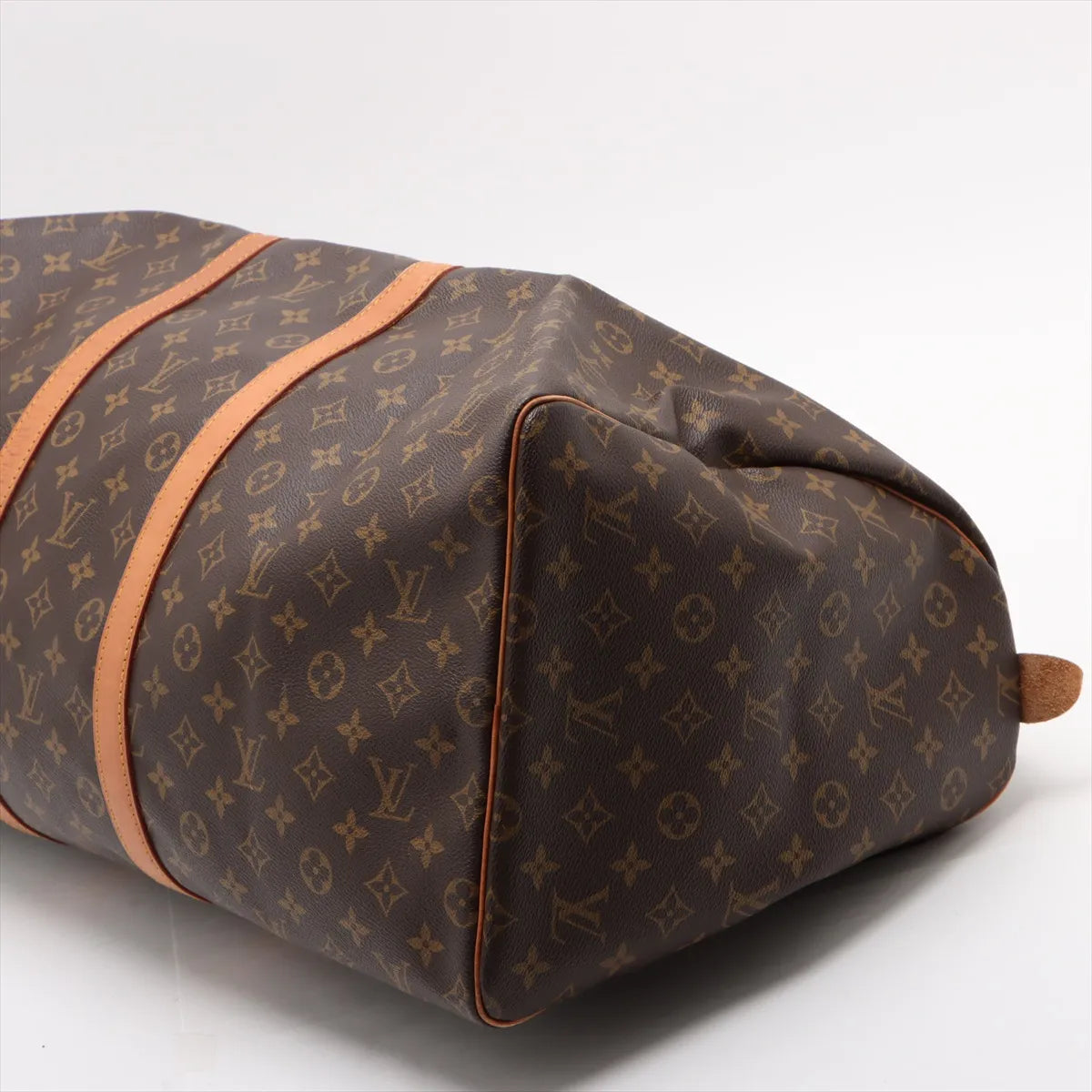 Sac Keepall Vintage 55 en cuir Monogram marron