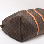 Sac Keepall Vintage 55 en cuir Monogram marron
