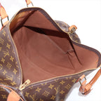 Sac Keepall Vintage 55 en cuir Monogram marron
