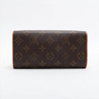 Sac Monogram Pochette Twin PM en toile Monogram Marron