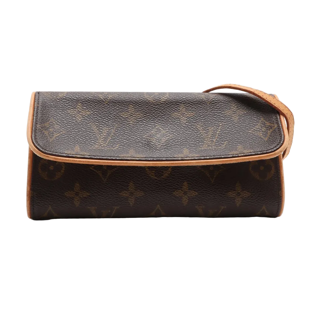 Sac Monogram Pochette Twin PM en toile Monogram Marron