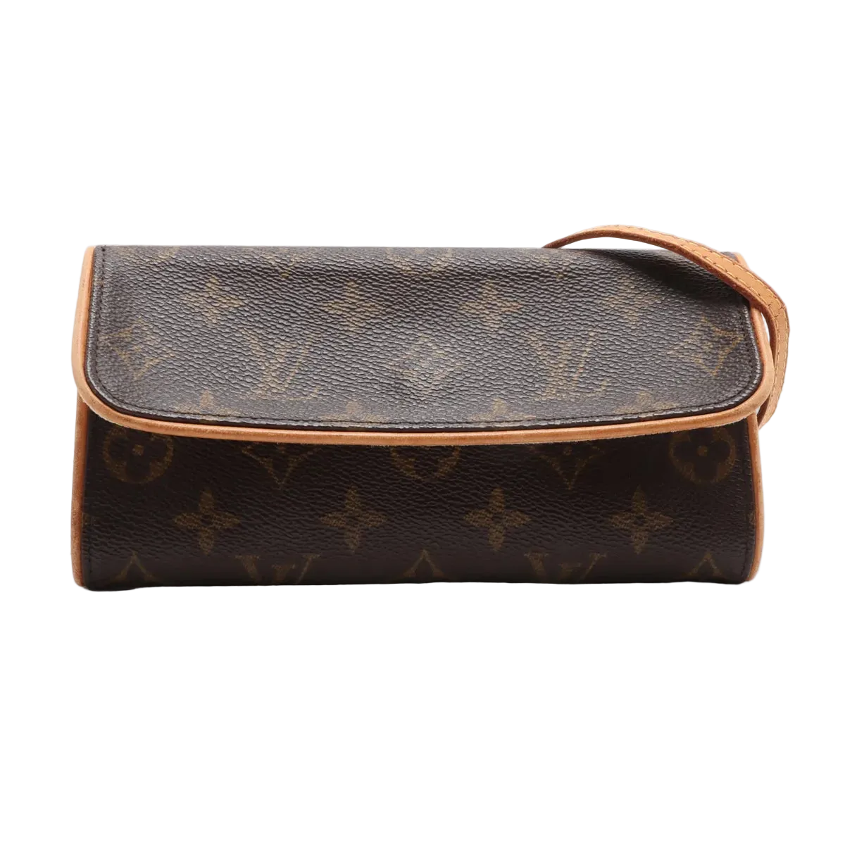 Sac Monogram Pochette Twin PM en toile Monogram Marron