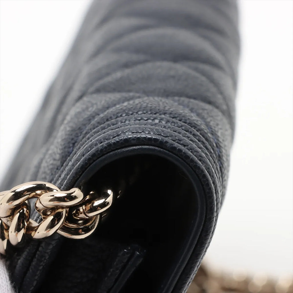 Sac Boy WOC en cuir Caviar