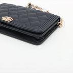 Sac Boy WOC en cuir Caviar