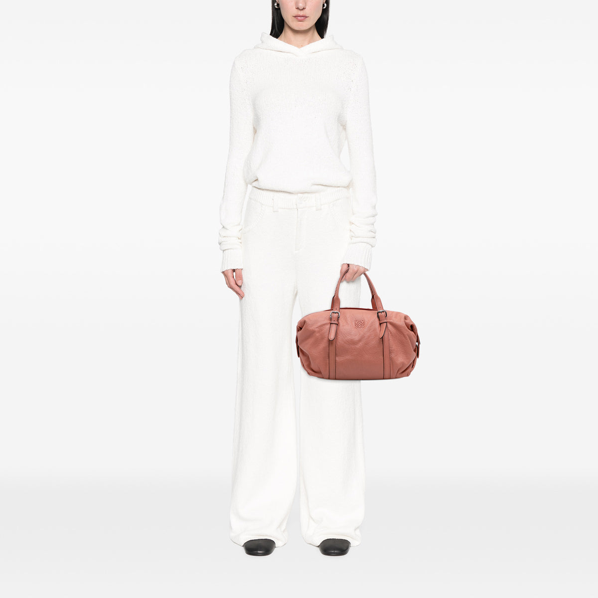 Sac Loewe Embossé Cuir Anagram Boston Bag – photo 10