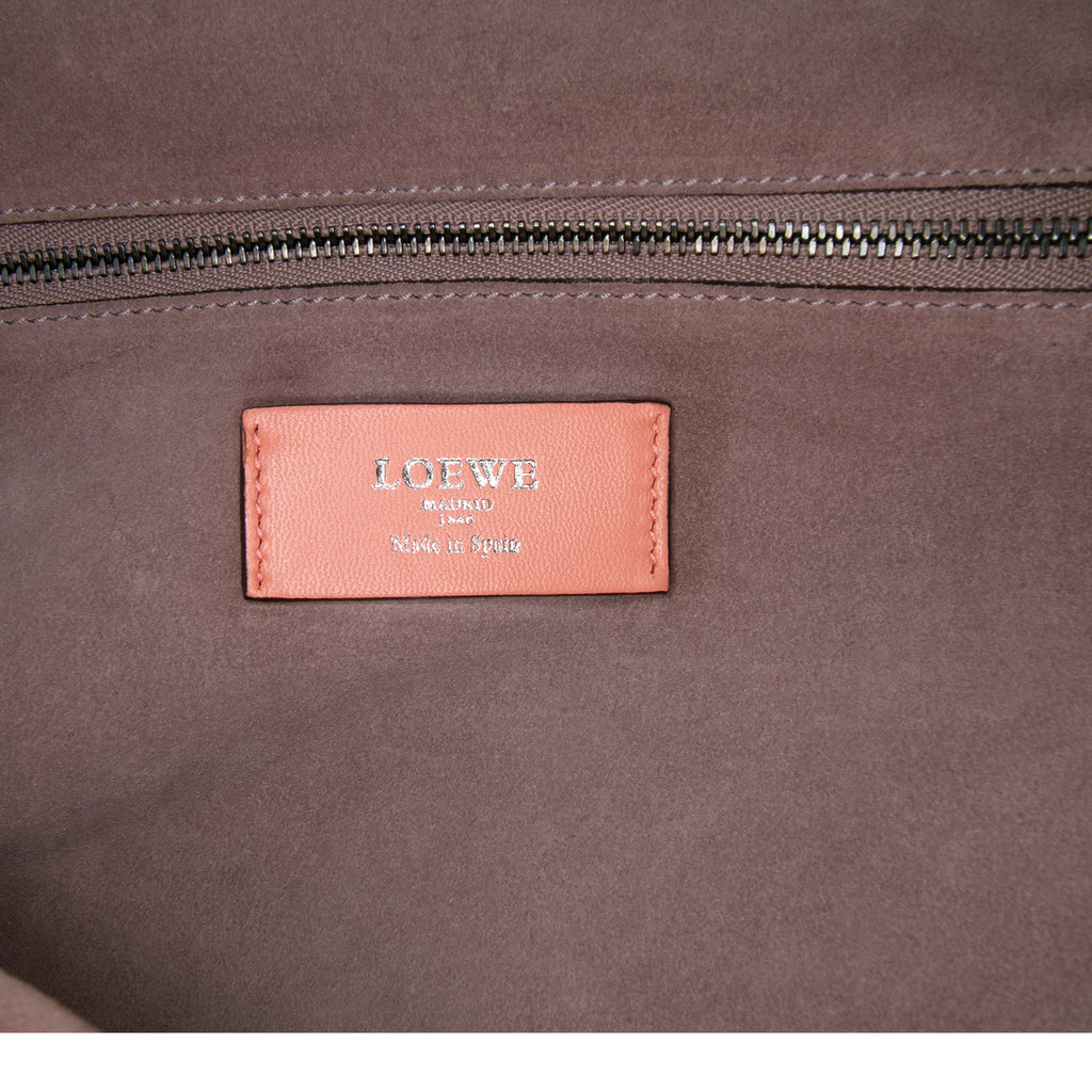 Sac Loewe Embossé Cuir Anagram Boston Bag – photo 5