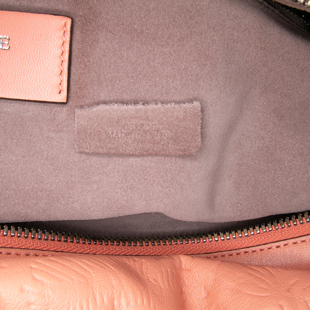 Sac Loewe Embossé Cuir Anagram Boston Bag – photo 6