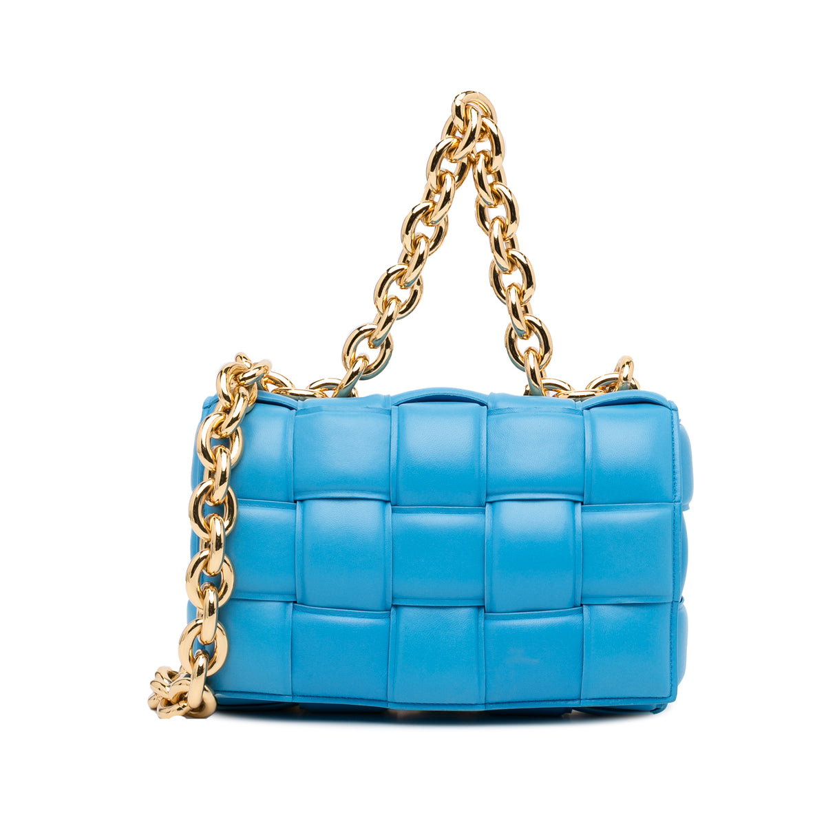 Sac Bottega Veneta Nappa Intrecciato Padded Chaîne Cassette Sac à main – photo 11