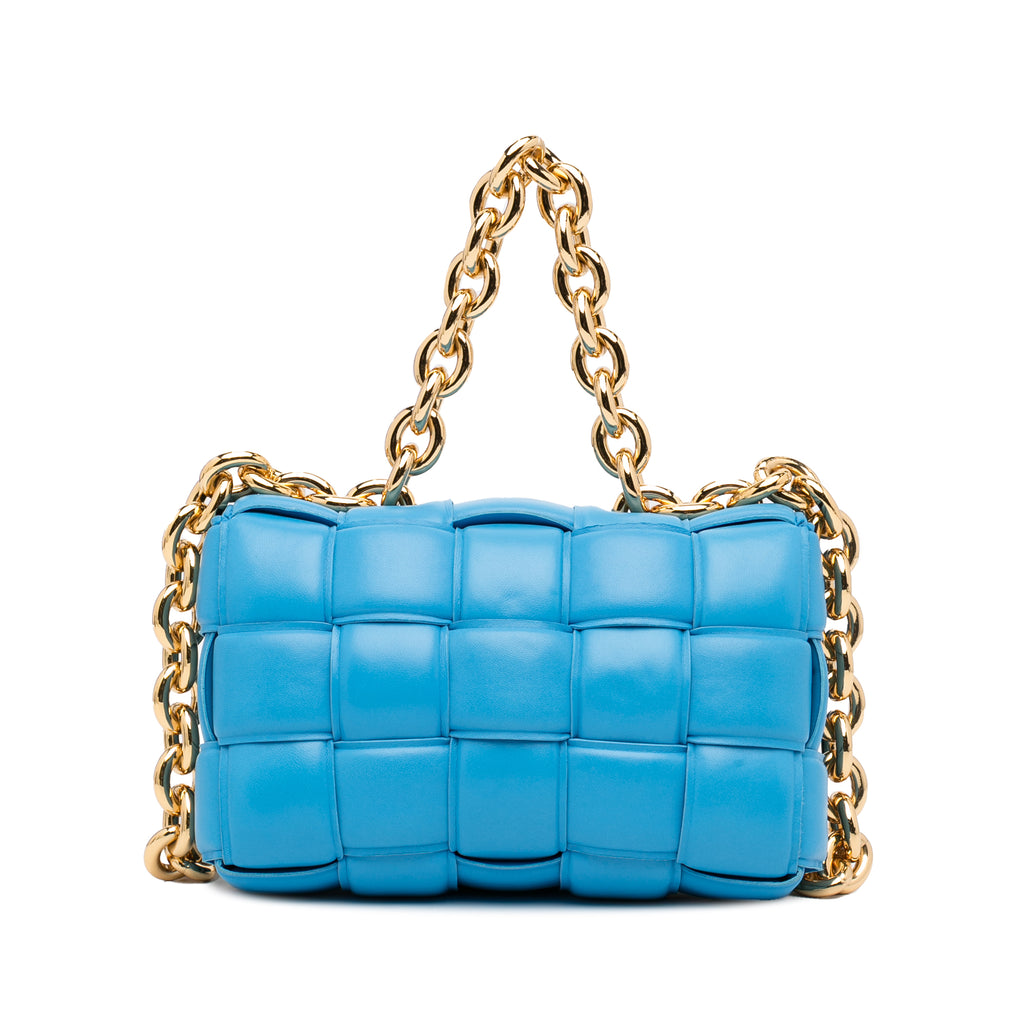 Sac Bottega Veneta Nappa Intrecciato Padded Chaîne Cassette Sac à main – photo 2